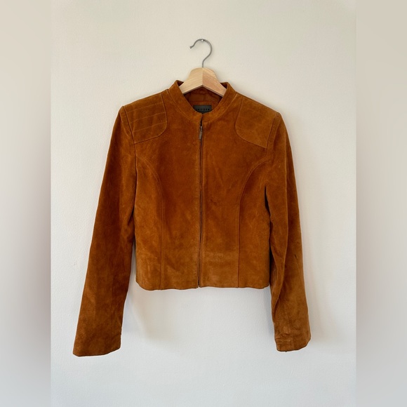 John Paul Richard Uniform Leather Suede Jacket - Picture 2 of 14